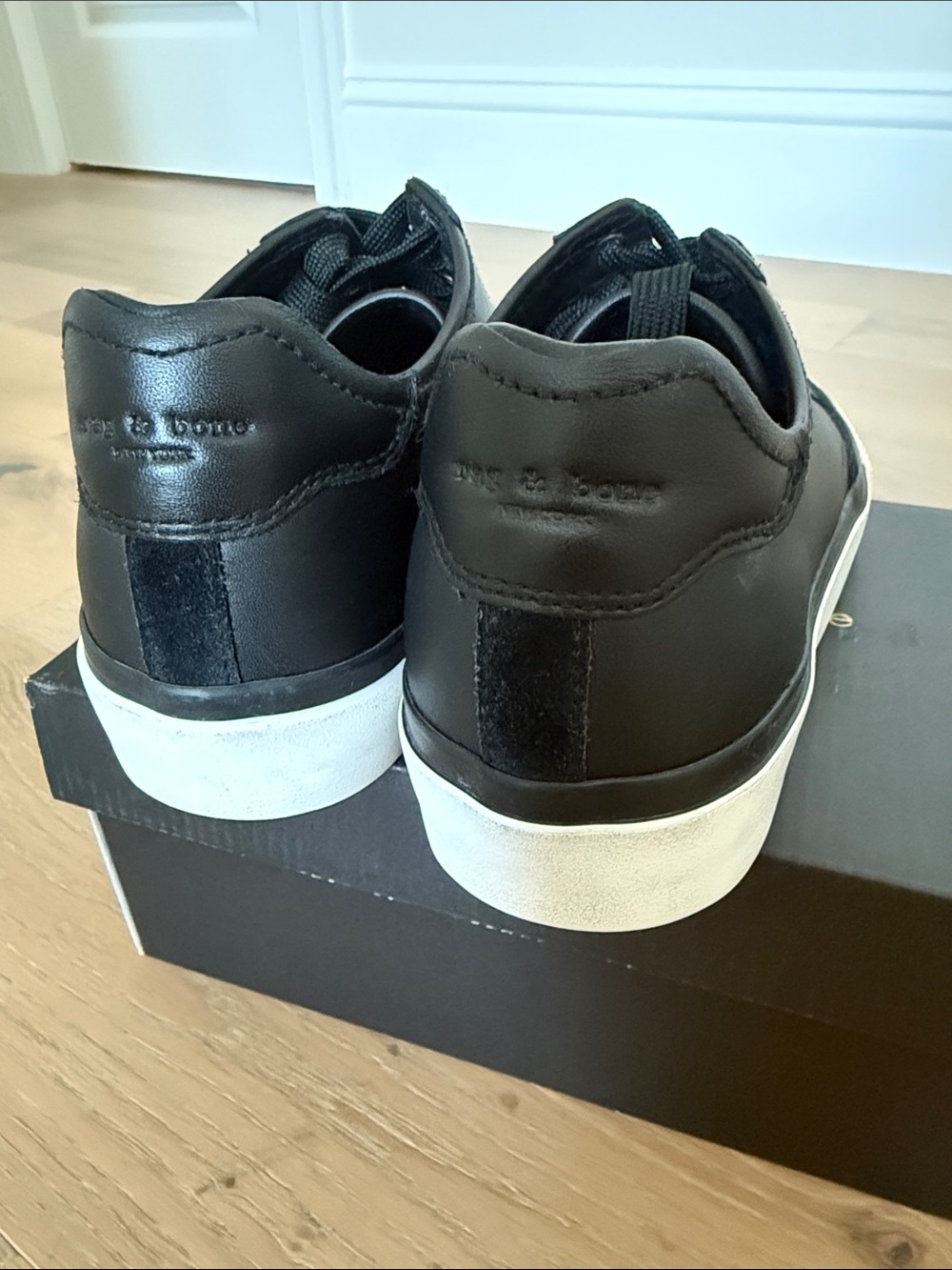 Rag & Bone Leather Sneakers - Picture 5 of 8